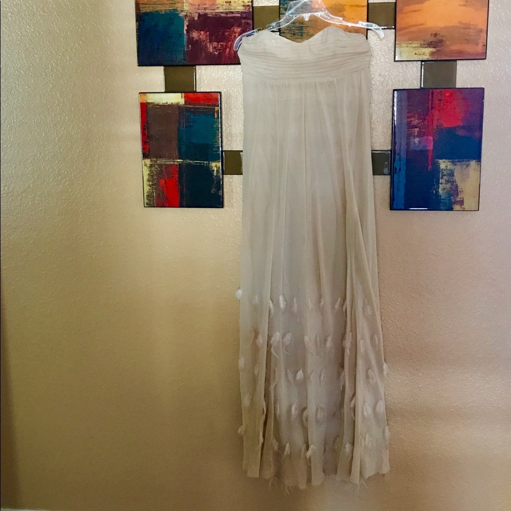 Guess by Marciano Blush/Cream Maxi Dress Size S